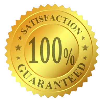 100% satisfaction guaranteed